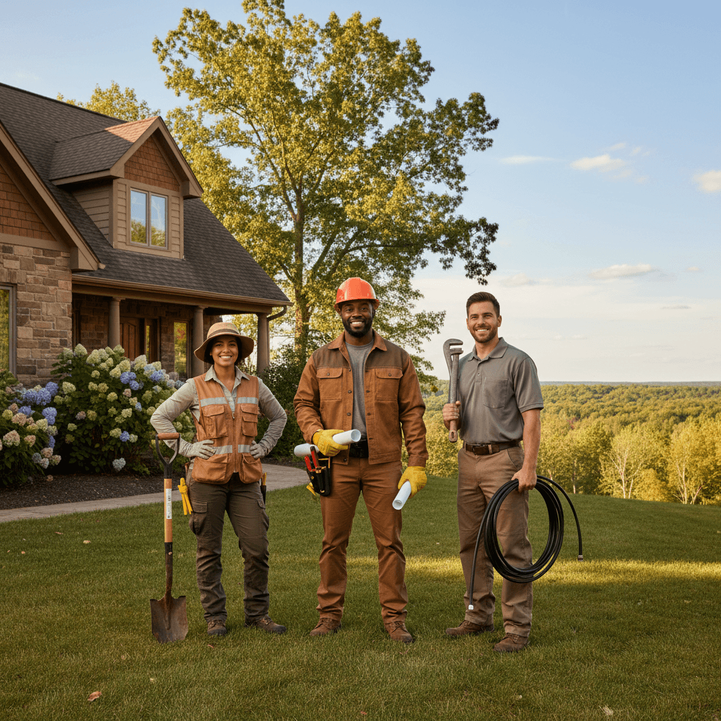 Coming soon services and local professionals